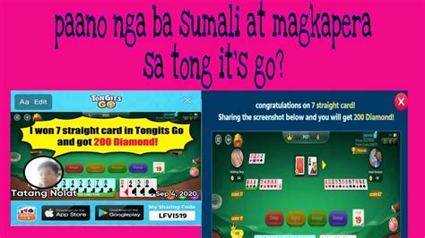 paano magkapera sa tongits go